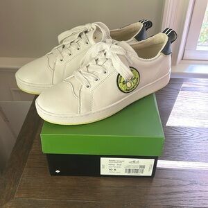 Kate Spade Annette Racquet Womens Size 10 White Brand New